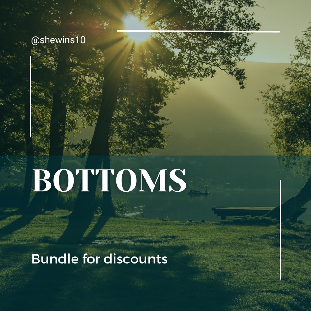 Bottoms designed for women